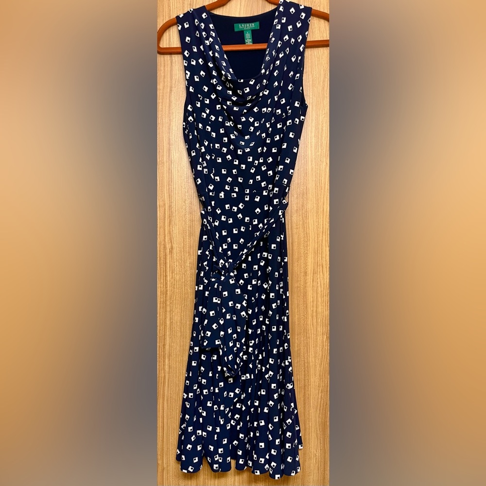 Ralph Lauren navy blue dress